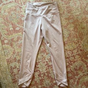 Nike Dri-FIT Yoga light pink stretch athletic Leggings Sz Medium